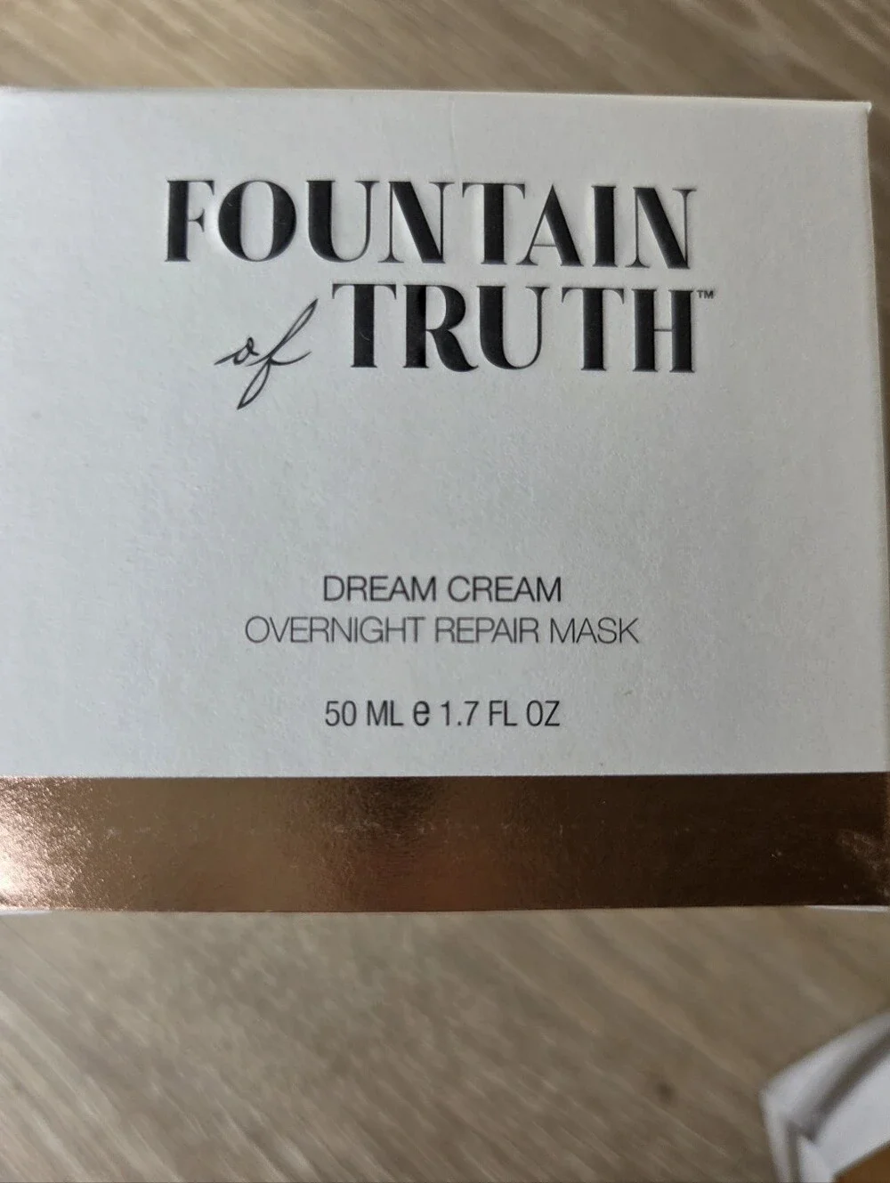 Fountain of Truth Dream Cream Overnight Repair Mask 1.7 oz Clean NEW in Box